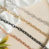 Aluminium Size 8 Mm Width 1 Meter Chain Women Unisex Men