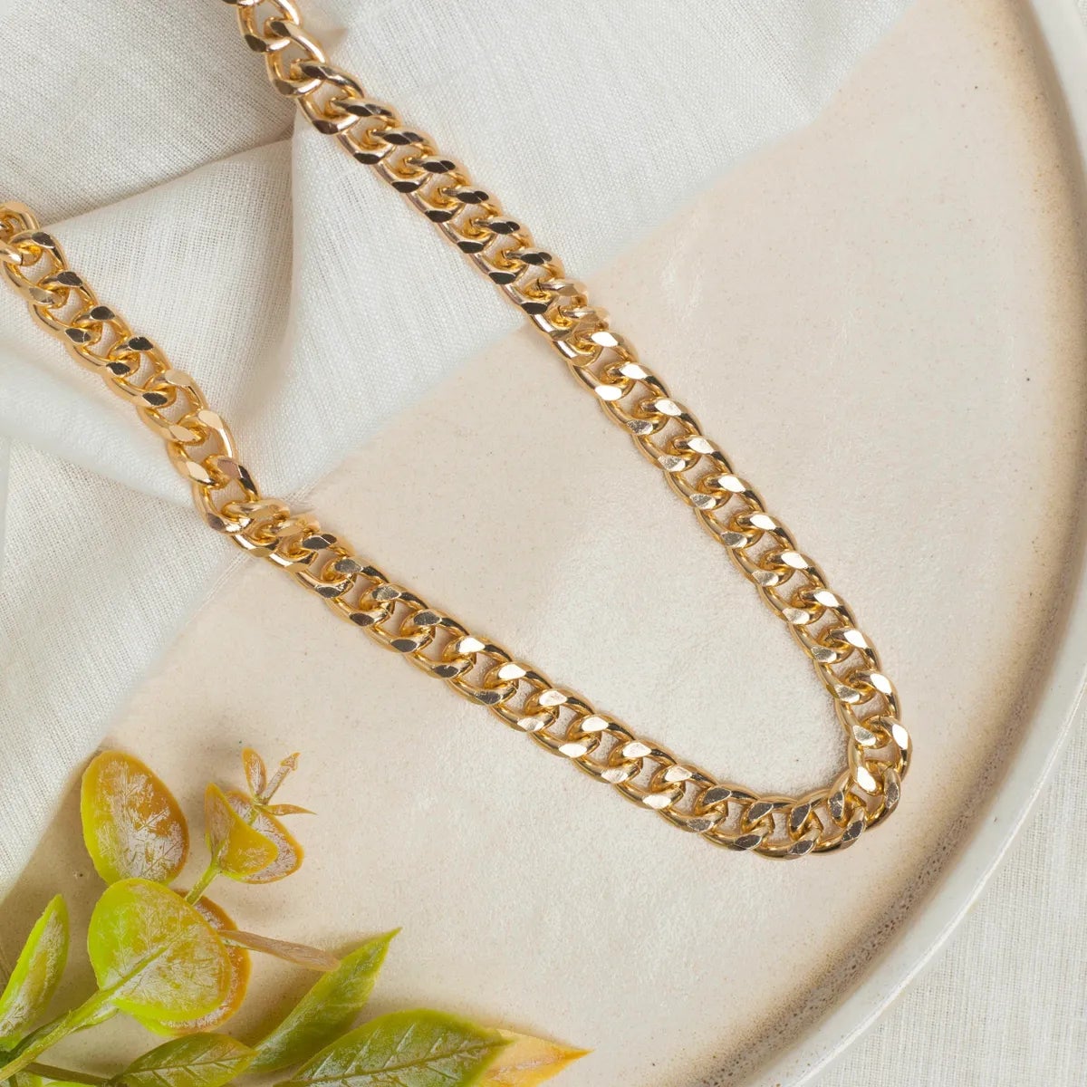 Aluminium Size 9 Mm Width 1 Meter Chain Women Unisex Men