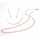 Copper Rose Gold Link Chain For Women