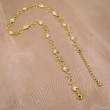 Butterfly Heart Star 18K Gold Copper Necklace Chain For Women