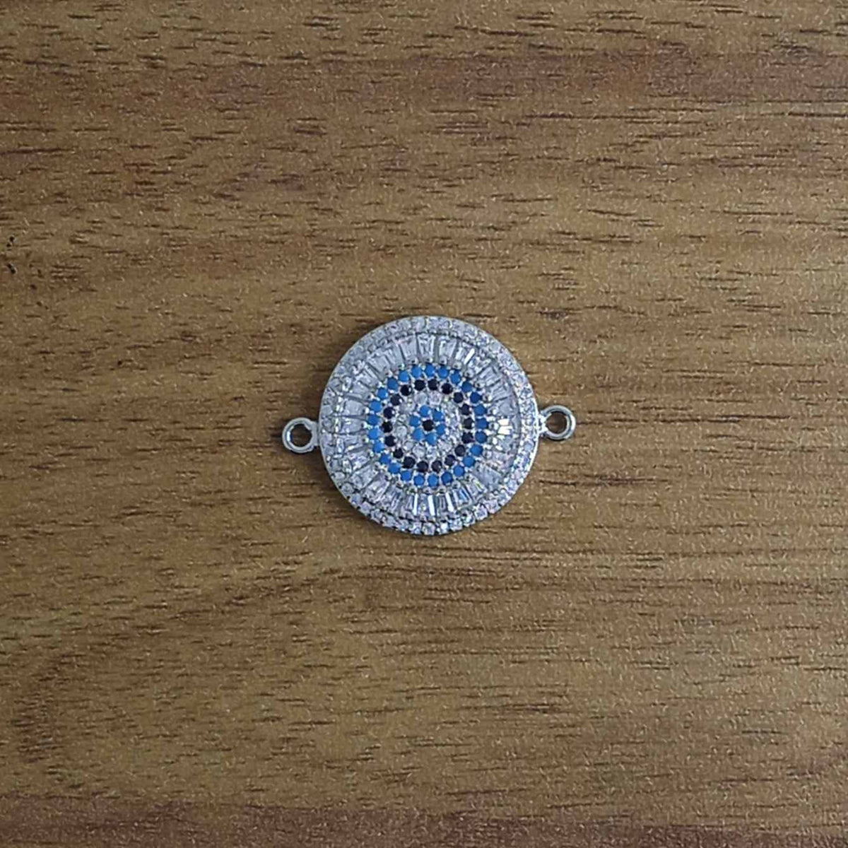 Blue Evil Eye Nazariya Lucky CZ American Diamond Centre Pcs