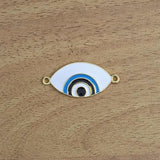 Evil Eye Nazariya White Gold American Diamond Charm Centre Pcs For Women