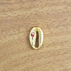 Evil Eye Nazariya Red Gold Charm Pendant Necklace For Women