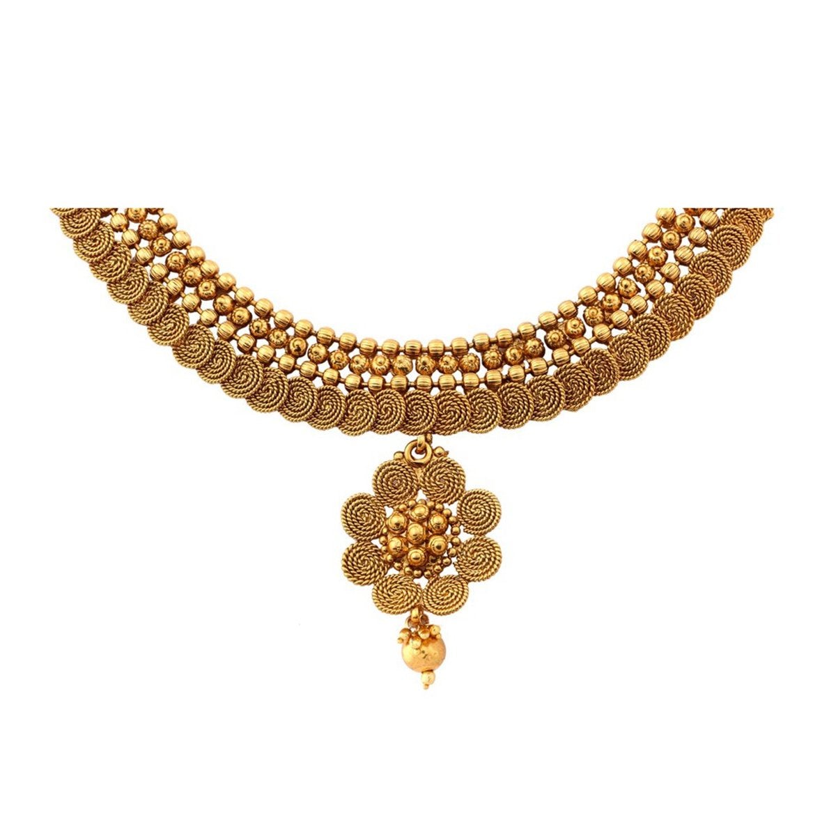 Buy Karatcart Gold 22K Gold Plated Antique Kundan Necklace Set For Women  Online at Best Prices in India - JioMart.
