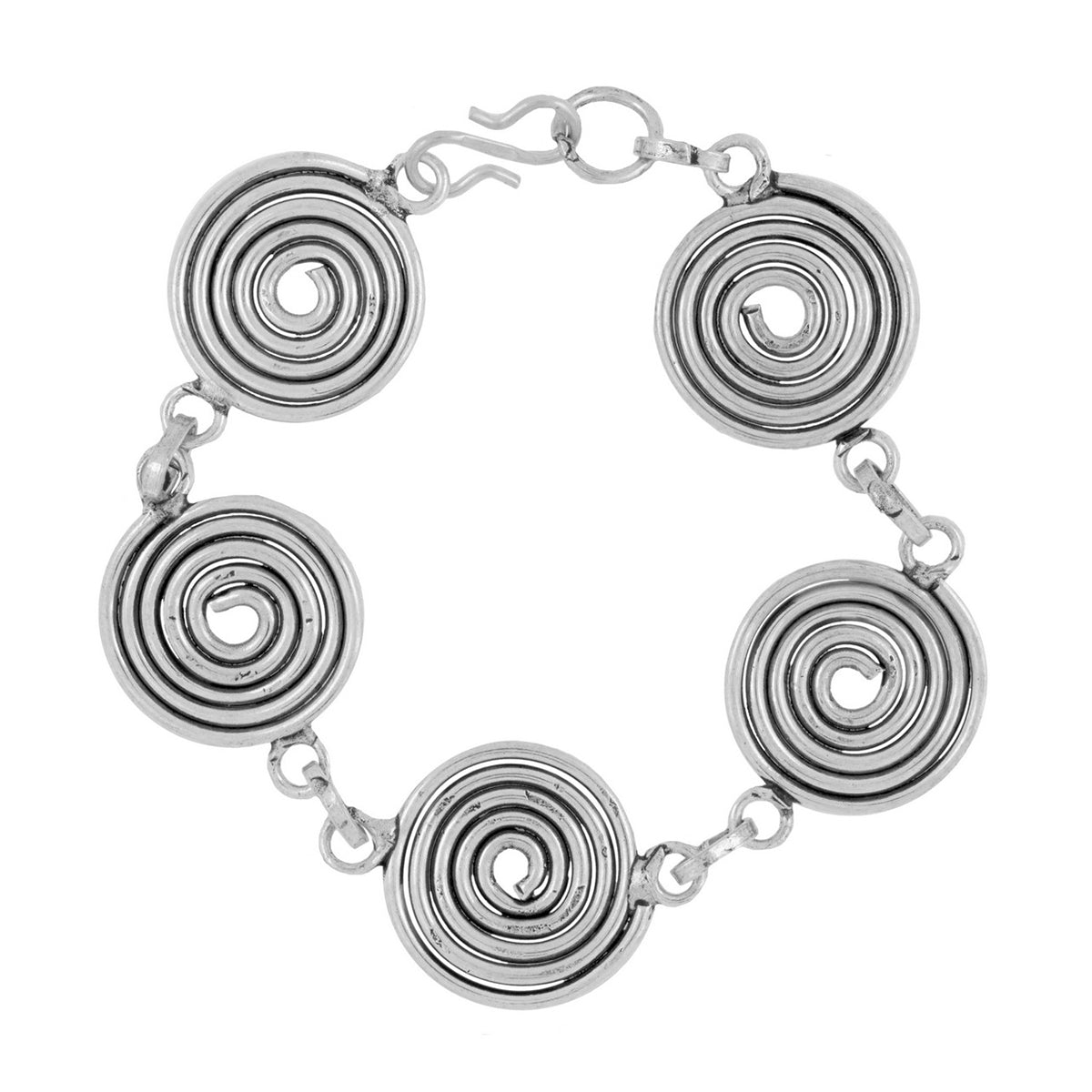 Oxidised Tribal Bohemian German Silver Necklace Earring Bracelet Set
