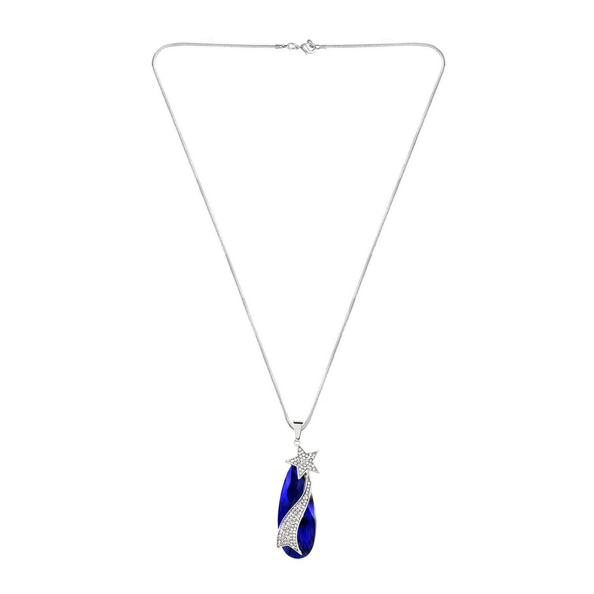 Majestic Shades of Blue Gemstone Pendant Necklace – Deara Fashion  Accessories