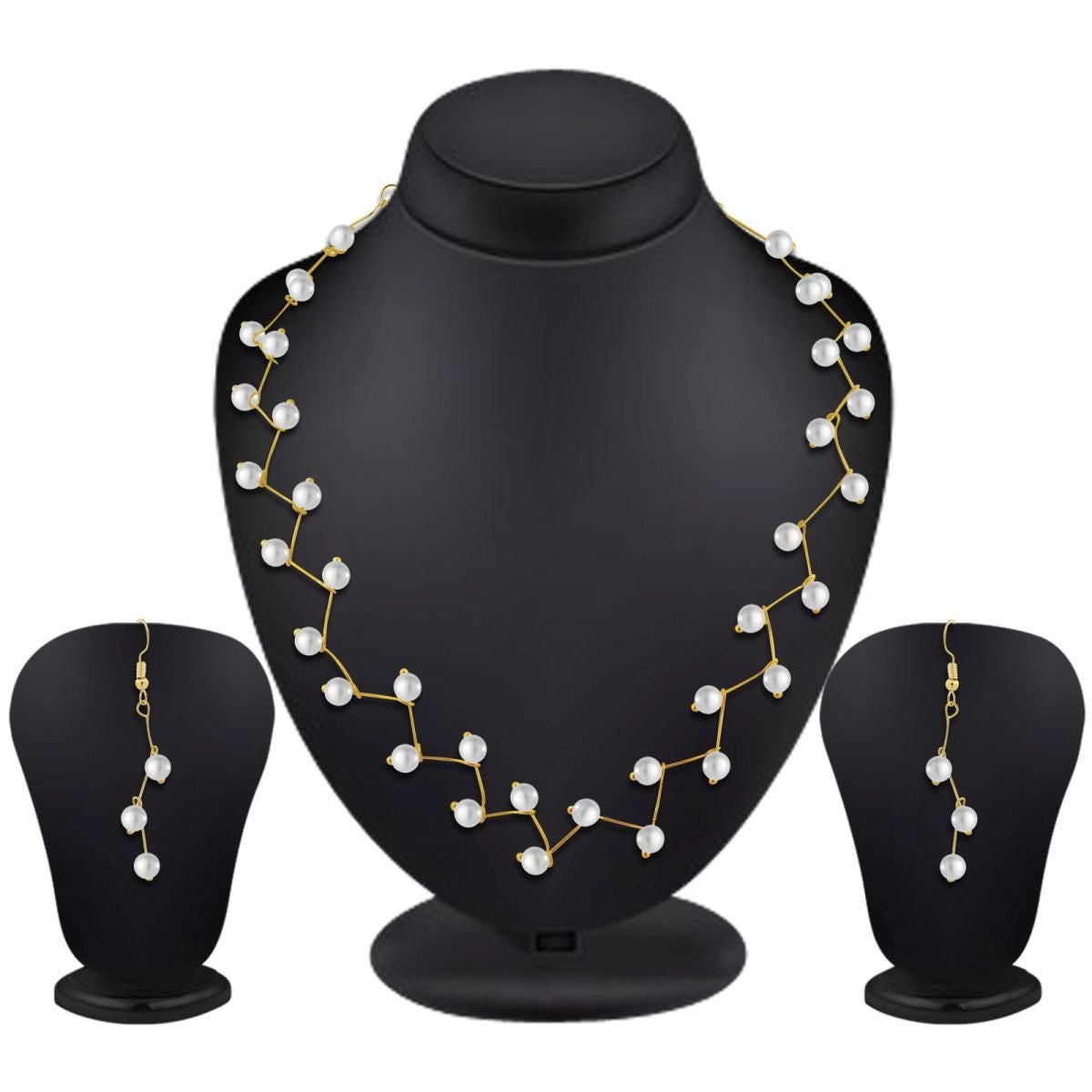 Pearl Drop Earrings Bridal Jewelry Wedding Necklace and Earrings MIRABEL |  EDEN LUXE Bridal