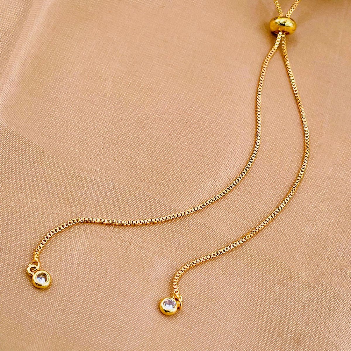 10K Gold Adjustable Length Box Chain Necklace – Van Der Hout Jewelry