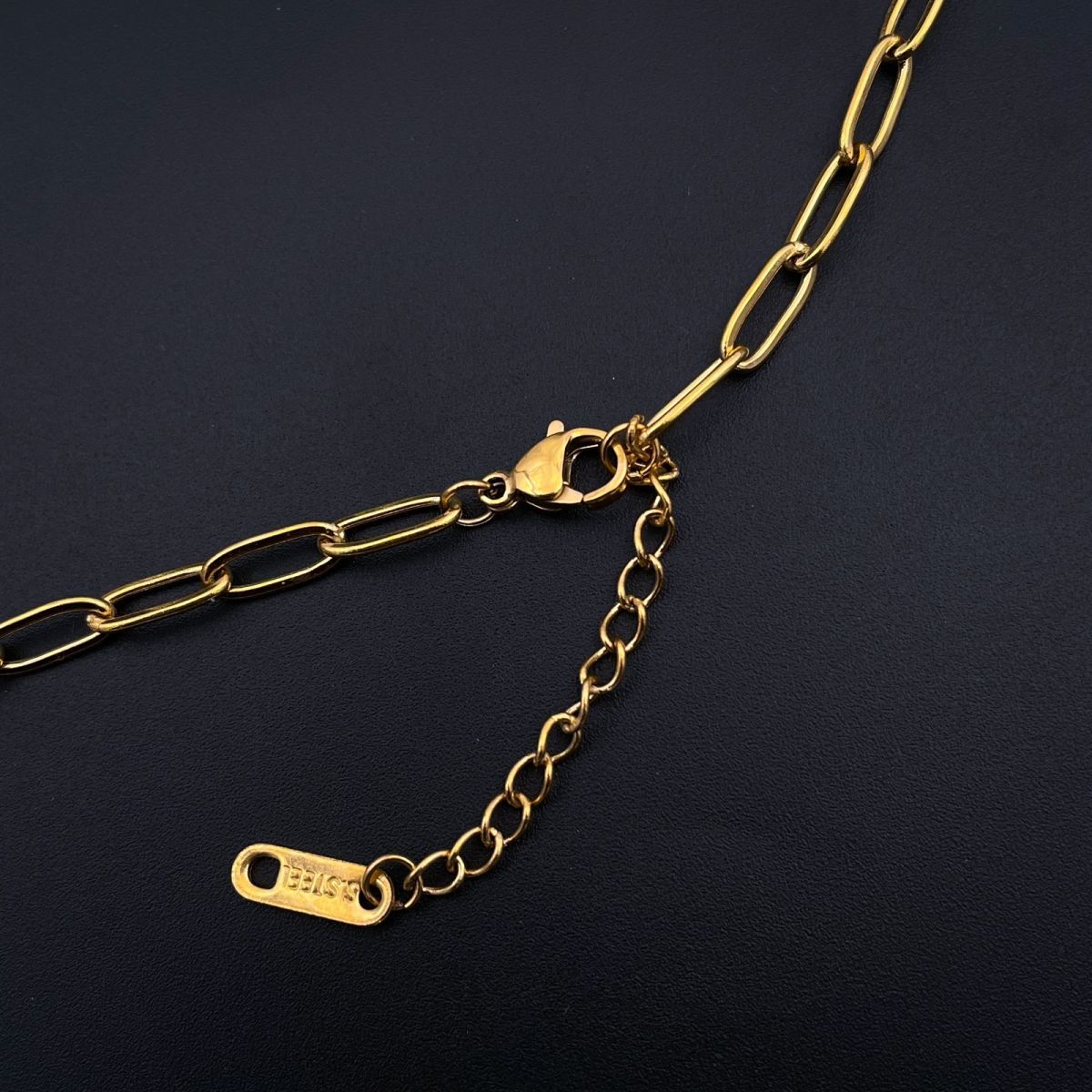 PaperClip chain link necklace or bracelet, 7-30 inches, Gold filled OR -  South Paw Studios Handcrafted Designer Jewelry