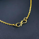 Copper Gold personalized customized Letter Name Necklace Chain For Women