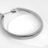 Cobra Snake 18K Gold Anti Tarnish Stainless Steel Choker Necklace For Women