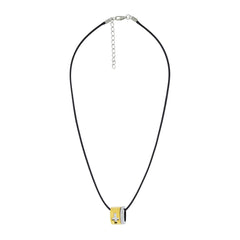 Cross Biker Funky Stainless Steel Gold Plated Pendant Necklace Chain