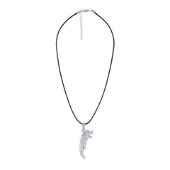 Punk Lion Dragon Silver Stainless Steel Pendant Chain Necklace