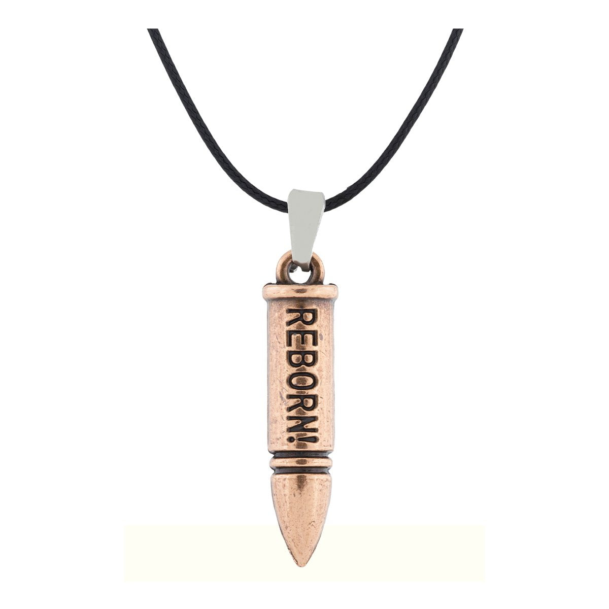 Punk Reborn Copper Finish Stainless Steel Pendant Necklace Chain