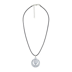 Punk Lion Dragon Oxidized Glossy Finish Stainless Steel Pendant Chain