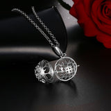 Colorful Aromatherapy Oil Perfume Diffuser Hollow Cage Pendant Chain For Women