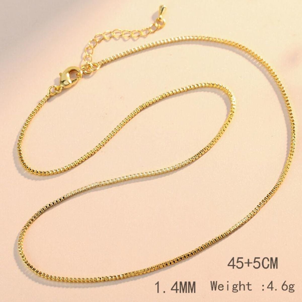 Initial Alphabet Large Letter Cubic Zirconia Cz 18K Gold Pendant Chain Necklacelocket