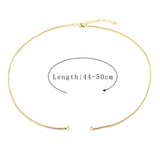 Valentine Couple Heart Love 18K Gold Pendant Chain Necklace Women