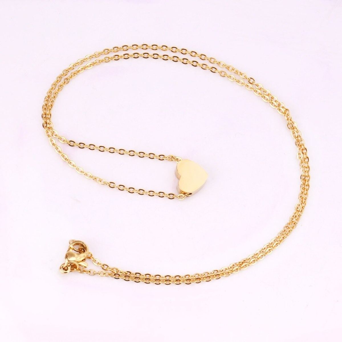 Solid 18K Gold Ultra Fine Thin Necklace Chain – Vivi & Ann