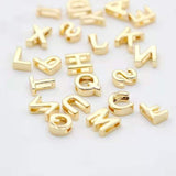 Initial Alphabet Letter Gold Charm Birthday Gifts Women Girls