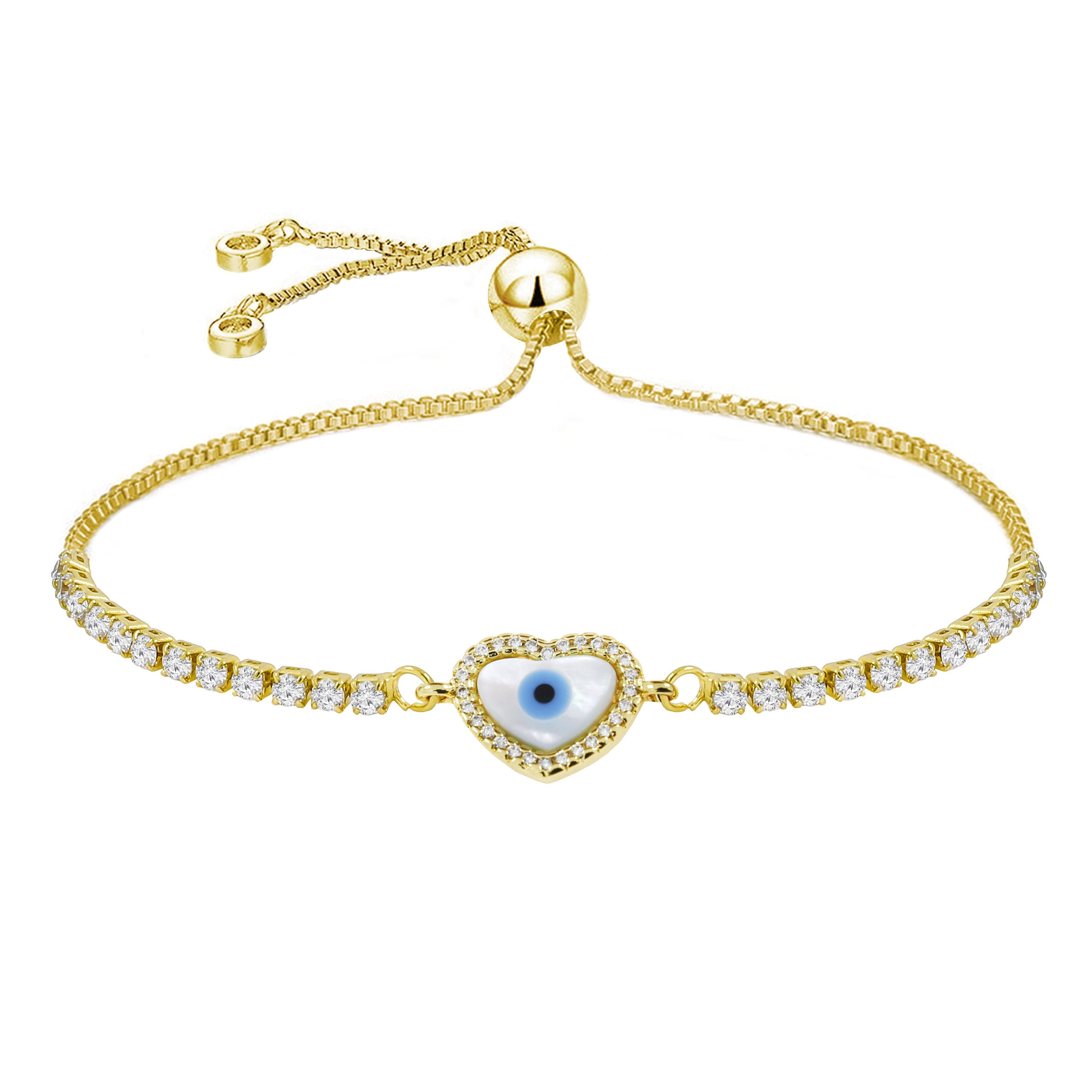 Vintage 14k Yellow Gold Adjustable Twin Heart Bangle Bracelet – Bella Rosa  Galleries