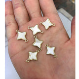 Star-Gold-White-Copper-Charm-For-Women-Girl