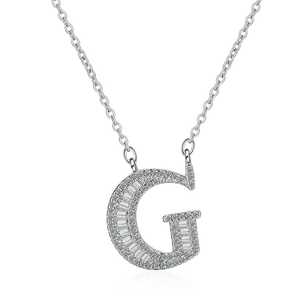 9ct Gold Diamond Initial G Pendant | Goldmark (AU)