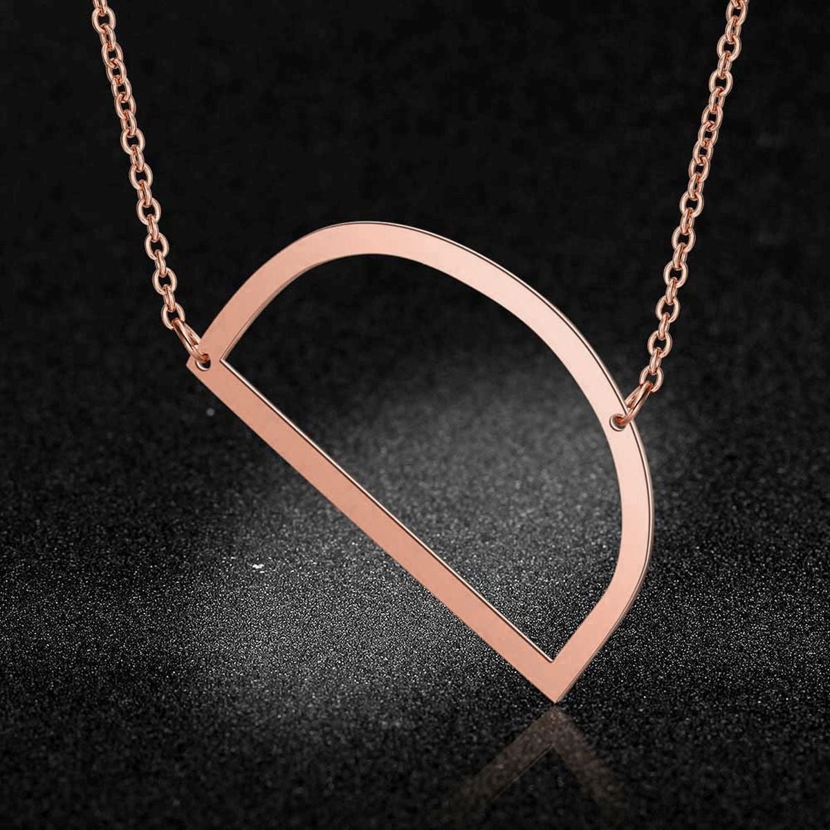Sideways Open Heart Necklace - Sterling Silver – Marie's Jewelry Store