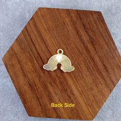 Rainbow Cloud Brass Gold Enamel Pendant Chain Necklace Women