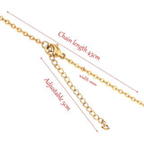 Hamsa Evil Eye Black Rose Gold Pendant Chain For Women