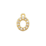 Small Initial Alphabets B Letter Ad American Diamond Gold Pendant For Women
