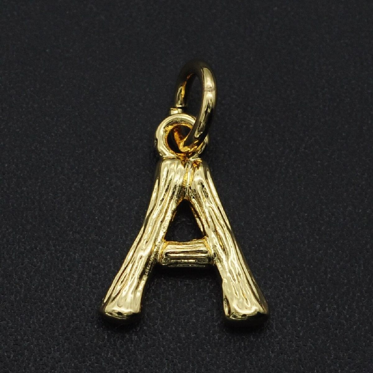 Initial Letter Alphabet Gold Pendant Charm For Women