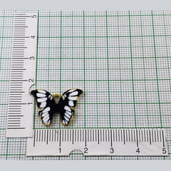 Butterfly Black White Gold Pendant Combo Pack Of 6 For Women
