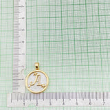 Copper Star Cubic Zirconia Gold Letter Watch Charm Women