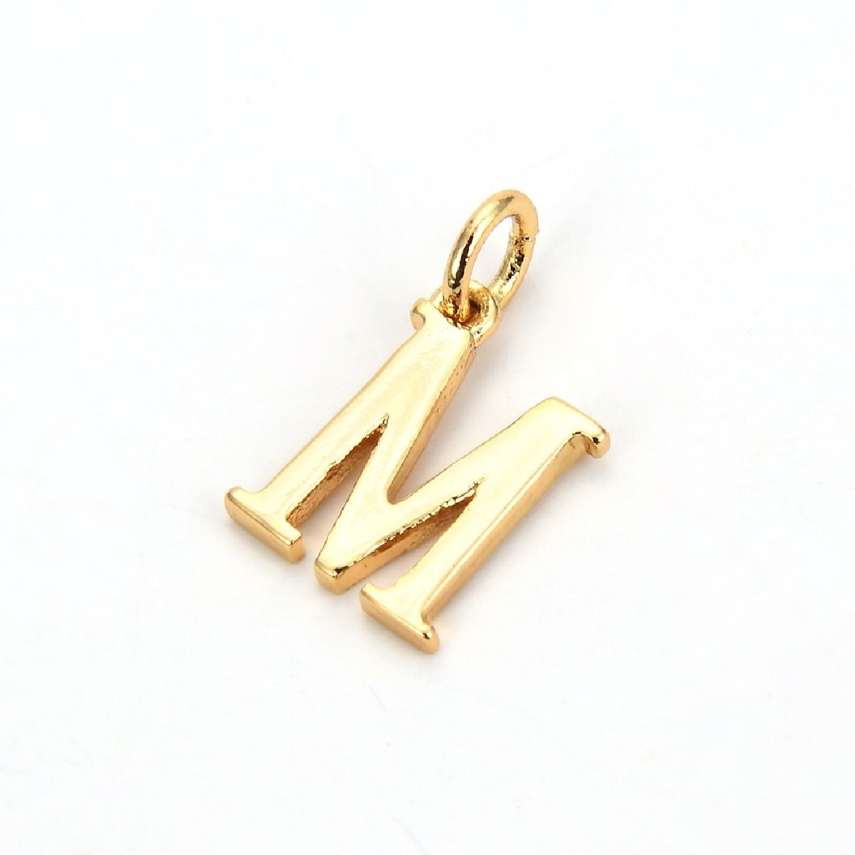 Initial Letter Alphabets Gold Copper Pendant Charm Women