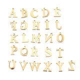 Initial Alphabets Letter 16 Mm Gold Copper Pendant Charm Women