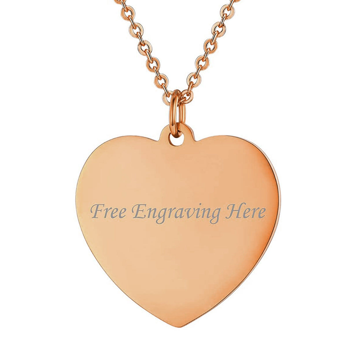 Handwriting Heart Necklace - Custom Engraving – Chapman Jewelry