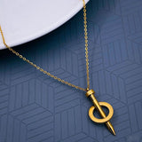 Classic Nail Screw 18K Gold Stainless Steel Pendant Chain for Women