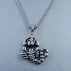 Antique Silver Design Stainless Steel Necklace Pendant Chain