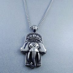 Antique Silver Design Stainless Steel Necklace Pendant Chain