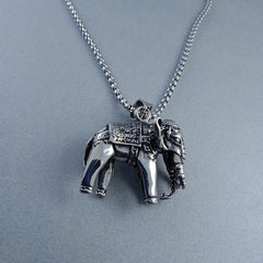 Antique Silver Design Stainless Steel Necklace Pendant Chain