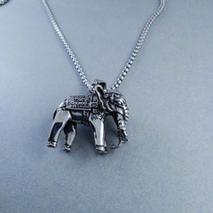 Antique Silver Design Stainless Steel Necklace Pendant Chain