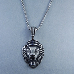 Antique Silver Design Stainless Steel Necklace Pendant Chain