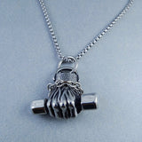 Antique Silver Design Stainless Steel Necklace Pendant Chain