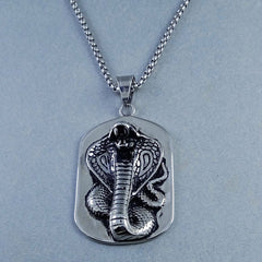 Antique Silver Design Stainless Steel Necklace Pendant Chain