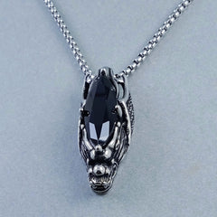 Antique Silver Design Stainless Steel Necklace Pendant Chain