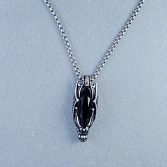 Antique Silver Design Stainless Steel Necklace Pendant Chain