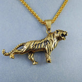 Antique Gold Design Stainless Steel Necklace Pendant Chain