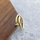 Gold Copper Ring Women Gift