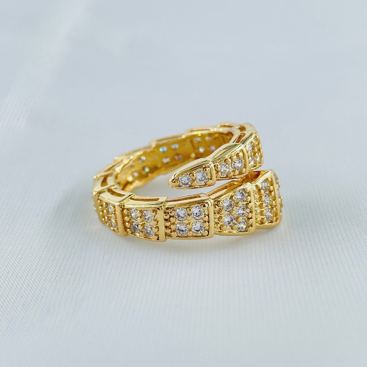 Male Mens American Diamond Gold Ring, 15 Gm at Rs 500/gram in Surat | ID:  22600586088